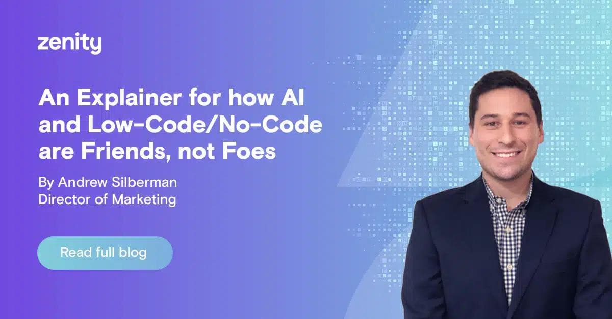 An Explainer for how AI and Low-Code/No-Code are Friends, not Foes