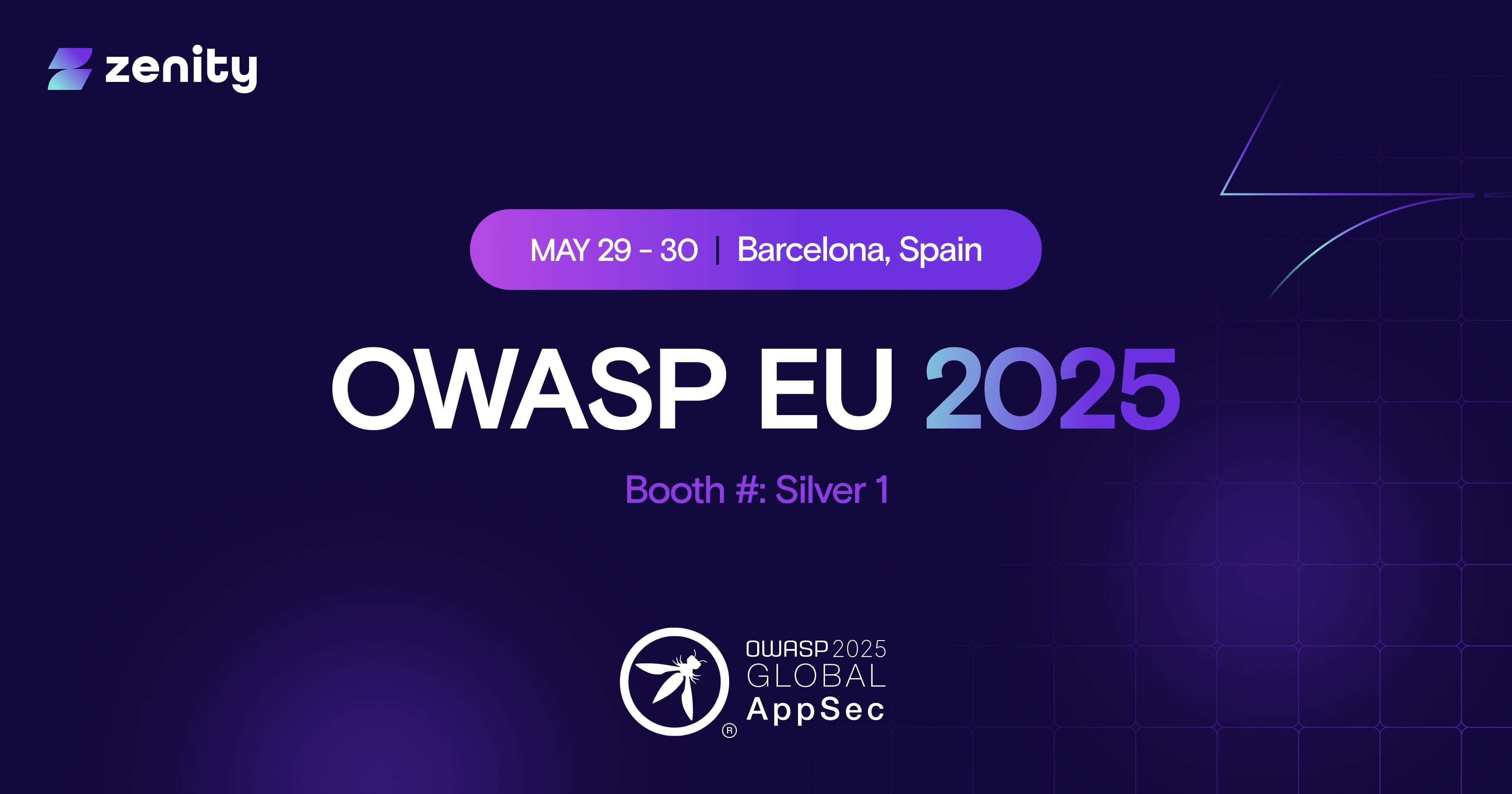 Meet Zenity at OWASP Global AppSec EU 2025