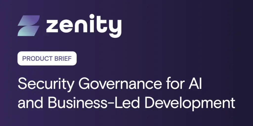 Zenity Solution Brief