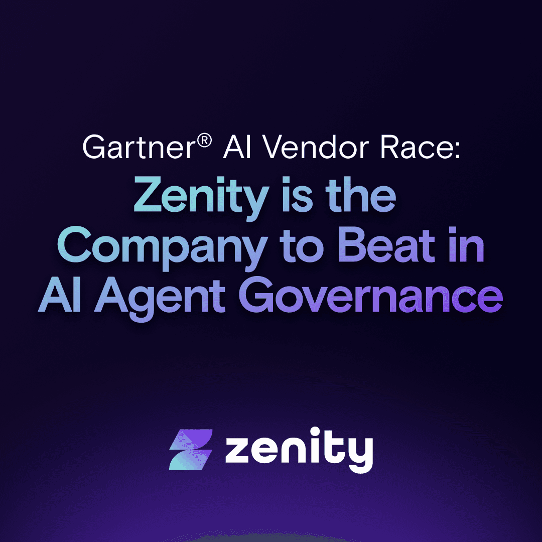 Zenity Named the “Company to Beat” in AI Agent Governance in New Gartner® Report