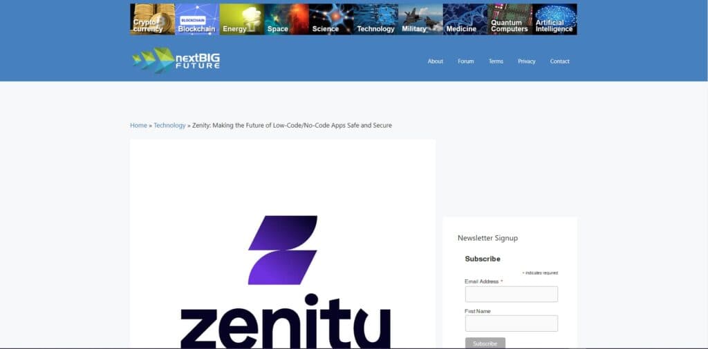Zenity: Making the Future of Low-Code/No-Code Apps Safe and Secure