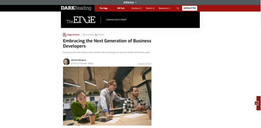 Embracing the Next Generation of Business Developers