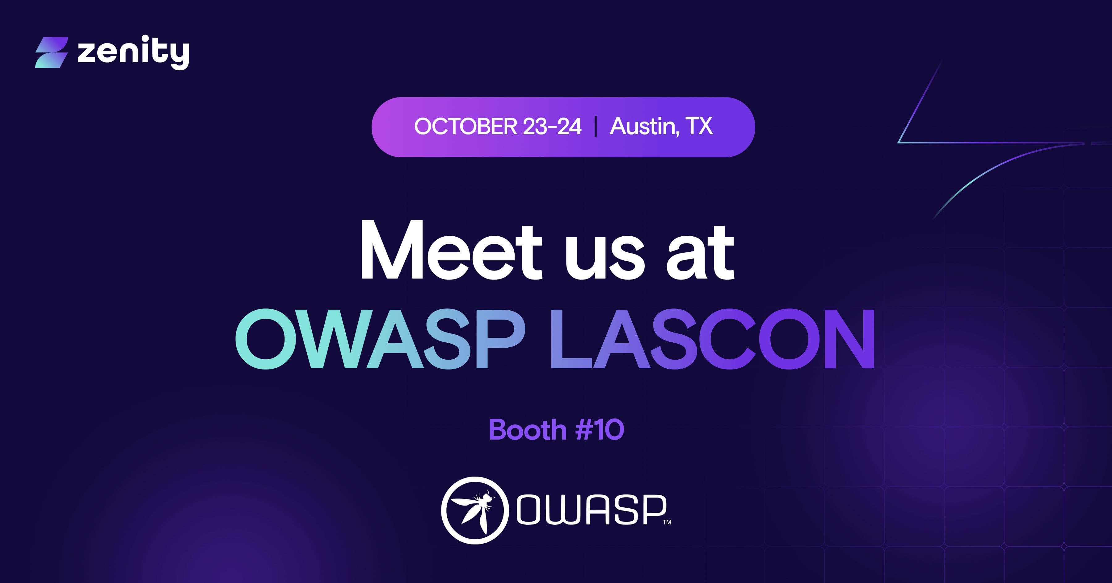 Meet Zenity at OWASP LASCON 2025!